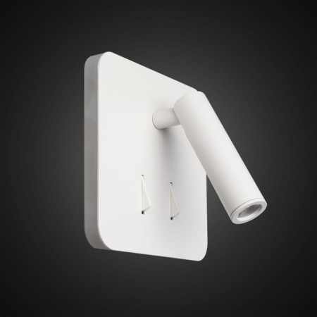 Sconces Citilux "Descart" CL704420, 13x13 cm, 2x3.6W, led, white color-2
