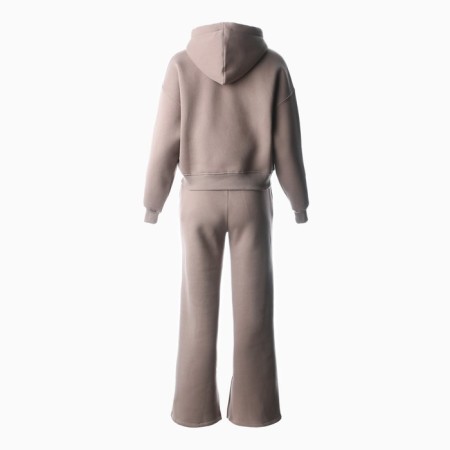 Women's costume (sweatshirt/trousers) is launched, brown color, rr m (44-46)-5