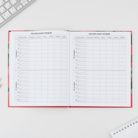 School Diary 5-11 Grade "September 1: Hakki", solid cover 7BC, glossy lamination, 48 sheets-4