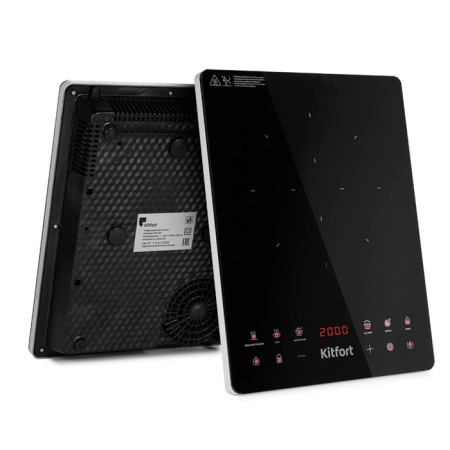 Infrared plate KitFort KT-140, 2000 W, cord 1.1 m-6