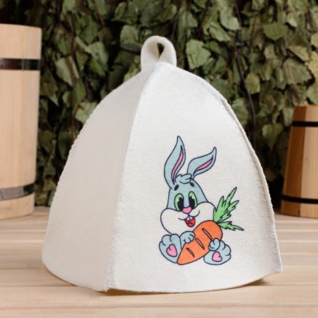 Bath cap with children's print "Hare"
