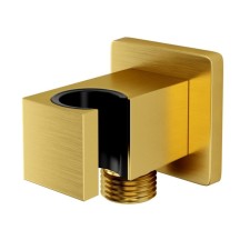 Shower hose connection Wasserkraft A184, watering room, brass, gold