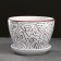 Pot floral abstraction white 1.65 liters
