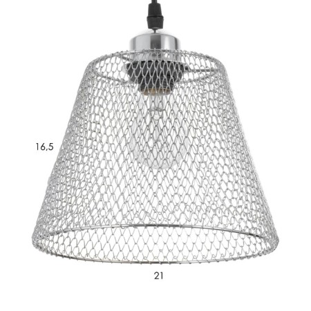 Lamp Bayerlux "Fish" E27 40W chrome 20x20x16-116cm-4