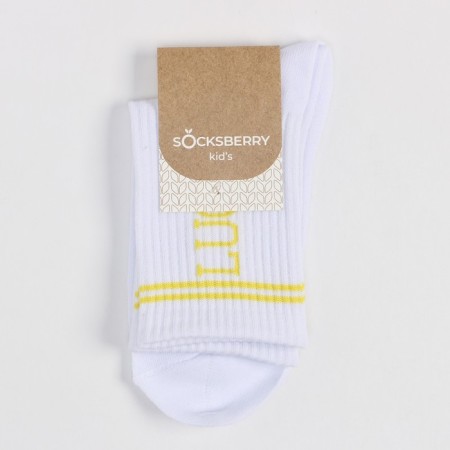 Children's socks, white color/Lucky, size 20-4