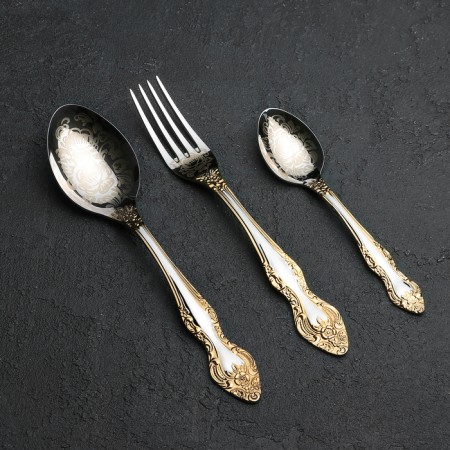 Set of cutlery "Troika", 36 items, decorative box-1