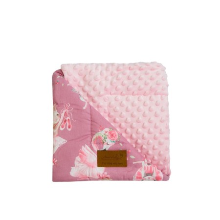 Plaid "Grow together", size 96x87 cm, pink color-3