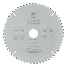 Disk Pile universal multitarer Berger BG1665, 210x30/25.4/20/16x60z, 2.8/2 mm