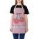 Apron of a kitchen with a photo print "Cherry Love", adjustable, size OS