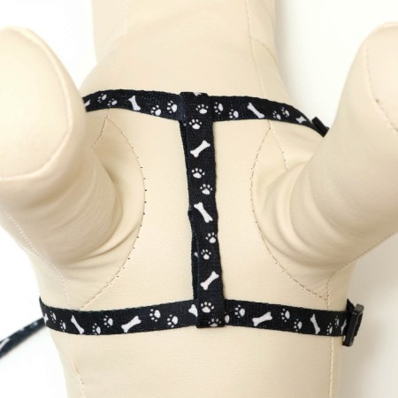 Set "Classic", leash 120 x 1 cm, fire 28-47 cm, black-4