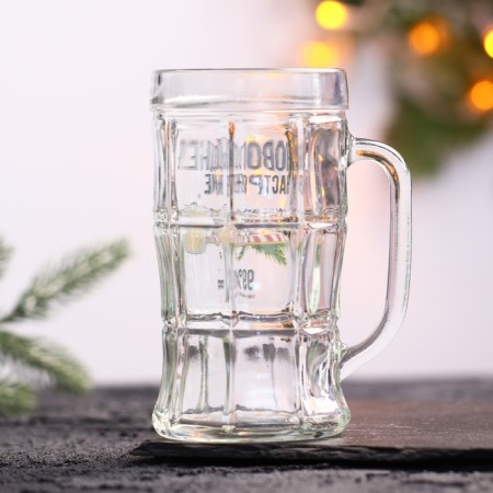 New Year! Glass glass beer "New Year's mood" 500 ml-2