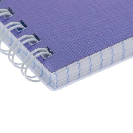 A notebook of 96 sheets in a cage on the crest "Violet. Metallic", a boumvinyl cover, an offset unit-2