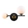 Vials wall lamp 330 mm, 160 mm, G9 50W