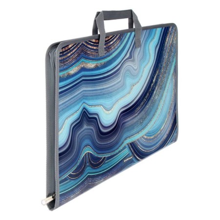 A3 folder with handles plastic lightning around 30 mm 464 x 316, Erich Krause Marble Kyanite-1