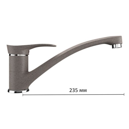 Kitchen mixer Ulgran U003-302, sandy color