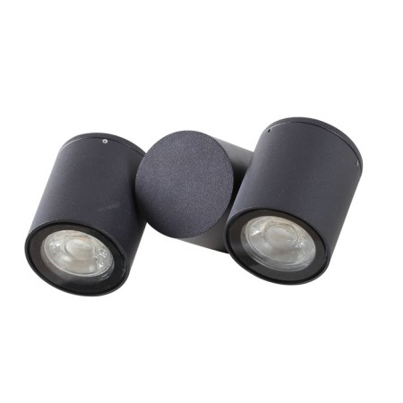 Sconces Outdoor O010WL-02B, 2x50W, 6.5x20.5x6.7 cm, GU10, black color-2