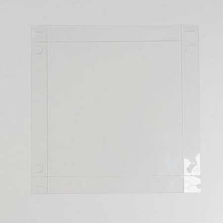 Cookie box, confectionery packaging with PVC lid, “March 8”, 21 x21 x 3 cm-5