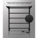 Electric towel Indigo Line, 600x400 mm, hidden installation, black