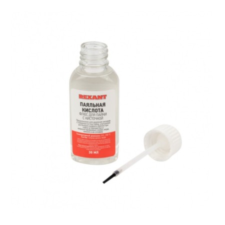 Rexant soldering flux, soldering acid with a brush, 25 ml-1