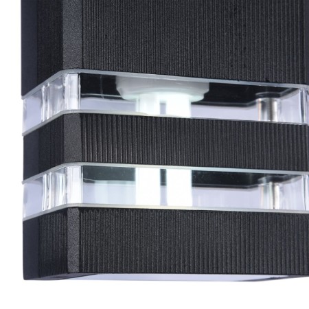 Bra Outdoor O578WL-02B, 2x60W, 10x11x33 cm, e27, black color-3
