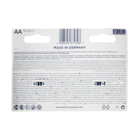 Battery Alkalin Varta Energy, AA, LR6-10BL, 1.5V, blister, 10 pcs.-1
