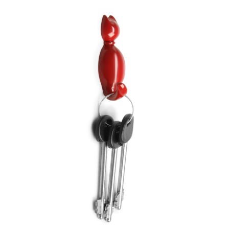 Furniture hook cappio cat, one -rod, red-1