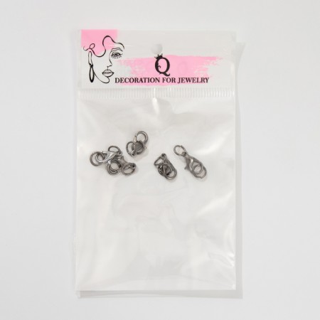 Carabin castle 10 mm, (set of 5 pcs.), Volent steel-1
