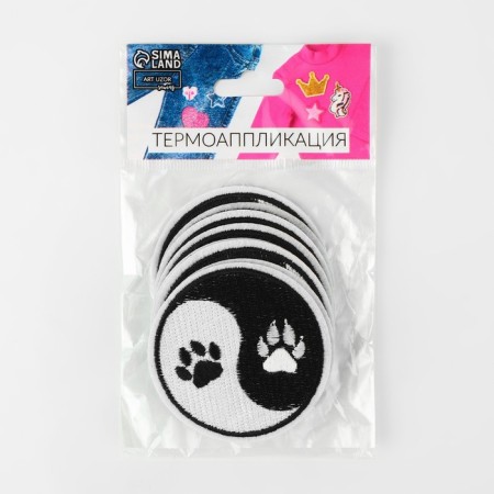 Thermal appliance "Yin-Yang", 6 × 6 cm, black and white color-3