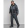 Male winter ski costume, size 56, dark gray color