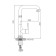 ACCOONA A4490-3 kitchen mixer, single-leaf, high spout, brass, chrome