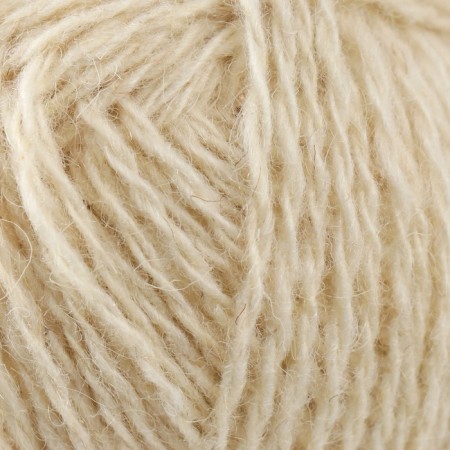 Woolen yarn "needlewoman" 70% wool, 30% acrylic, 100g (white)-2