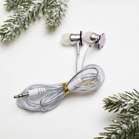 Set: headphones 1.2 m and flash drive 4 GB Happy Winter, 11 x 17.8 cm-2