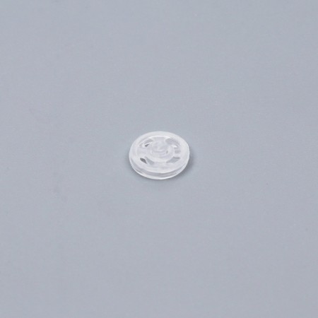 The buttons are sewing, d = 7 mm, 10 pcs, the color is transparent-2