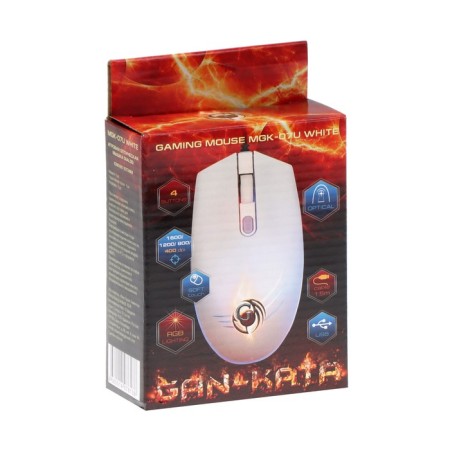 Mouse Dialog MGK-07U White Gan-Kata, game, wired, backlight, 1600 dpi, usb, white-9