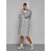 Coat insulated winter female, size 46, color light gray