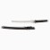 Souvenir weapon "Katana on the stand", black scabbard, 100 cm, mix
