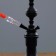 Hookah 47 cm, 1 pipe, 10 x 43 cm, black