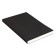 Deliciper of Leduced A5, 136 SENETE sheets, covering artificial leather, magnetic strap, replaced block, gray