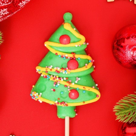 Caramel Lollice on Sahara "3D Christmas tree with patterns", 40 g