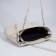 Bag Female Tout with zipper, white color