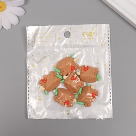 Decor for creativity Plastic "stump" set 6 sh 2.2x2.7x0.8 cm-3