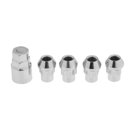 Secrets for wheels H-20705, nut 12 x 1.5 mm, height 32 mm, closed, 4 pcs + key