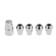 Secrets for wheels H-20705, nut 12 x 1.5 mm, height 32 mm, closed, 4 pcs + key