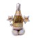 Foil ball 36 "Champagne on a stand, under the air