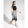 Women's skirt Dore, size m, color Grey Gradient