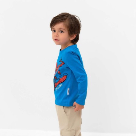 Jumper Children's Marvel "Spider-Man", height 110-116 (32), blue-2