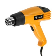 Construction hair dryer DEKO HG2000W, 2000 W, 350/500 ° C, overheating protection