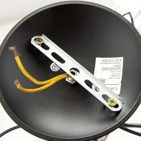 Svetogor chandelier "Music" 5x60W E27 Black/Chrome-7