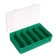 Box for trifles K-12, plastics, 19 x 12.5 x 4.7 cm, green