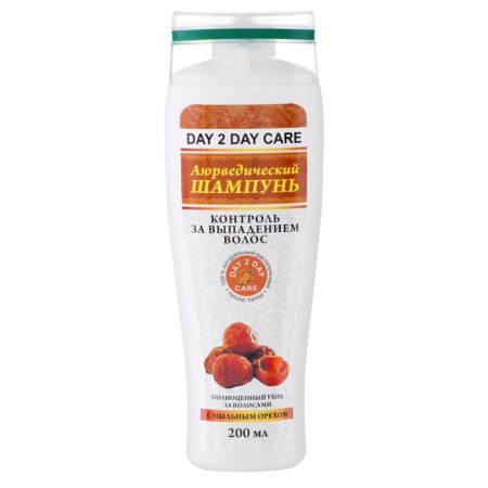 Shampoo Ayurvedic Day Tu Tu Car Control of hair loss with soap nut, 200 ml-1